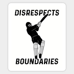 Cricket Batsman Disrespects Boundaries Cricket Fan Magnet